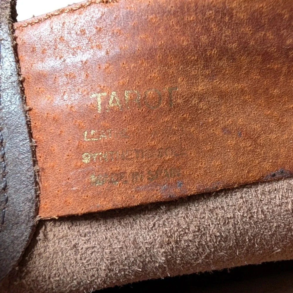 Steve Madden Vintage Y2K Tarot Western Chic Rustic Leather Knee High Boots